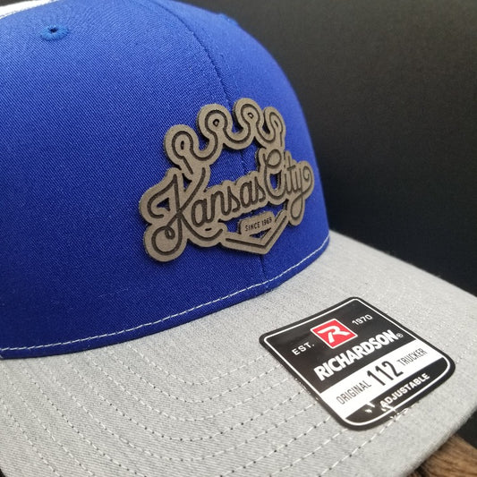 Royal Blue Snapback with KC Crown