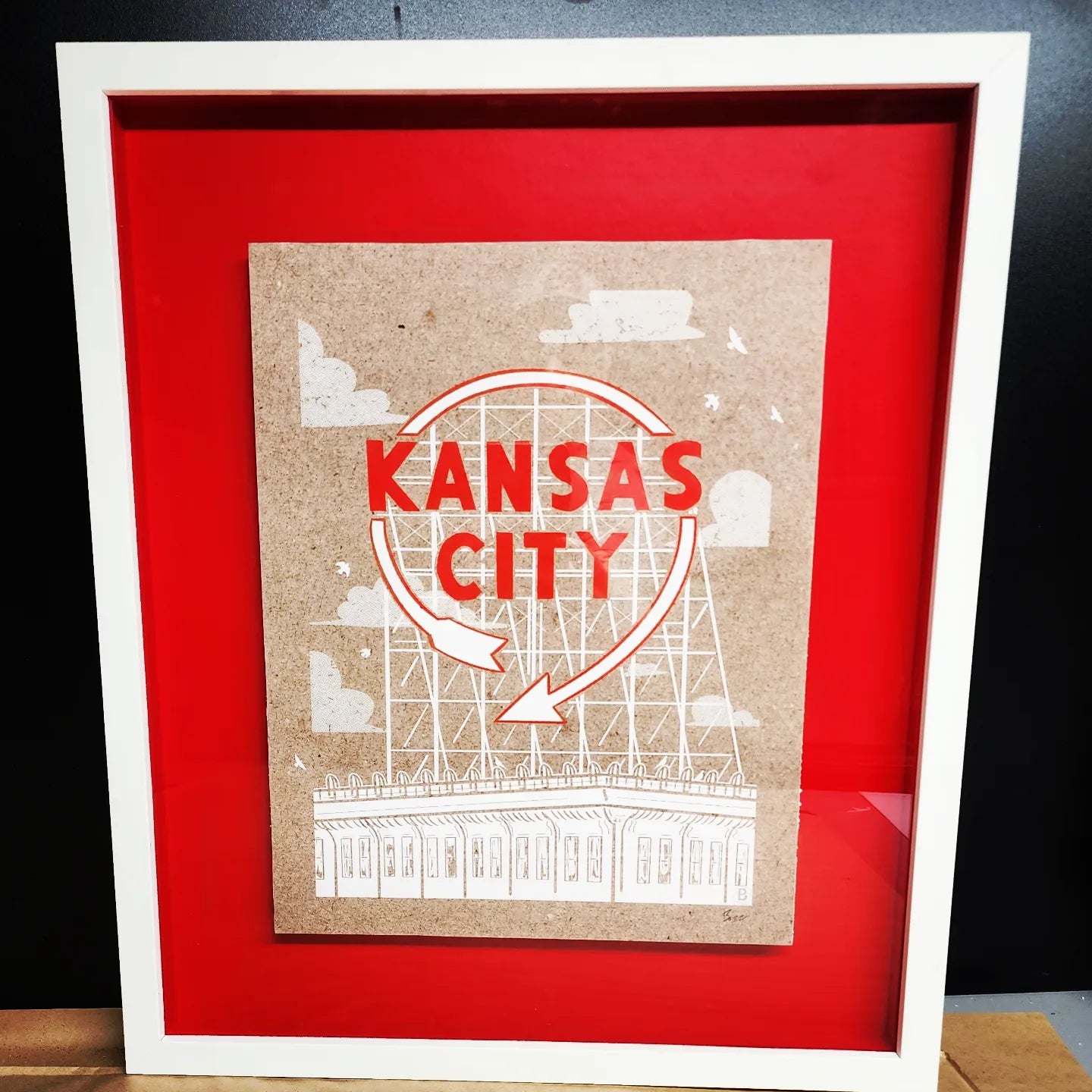 Kansas City Western Auto Framed Print